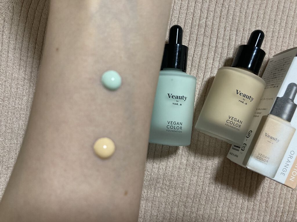 ヴィーガン カラーファンデーション/Veauty by THE_B/リキッドファンデーションを使ったクチコミ（2枚目）