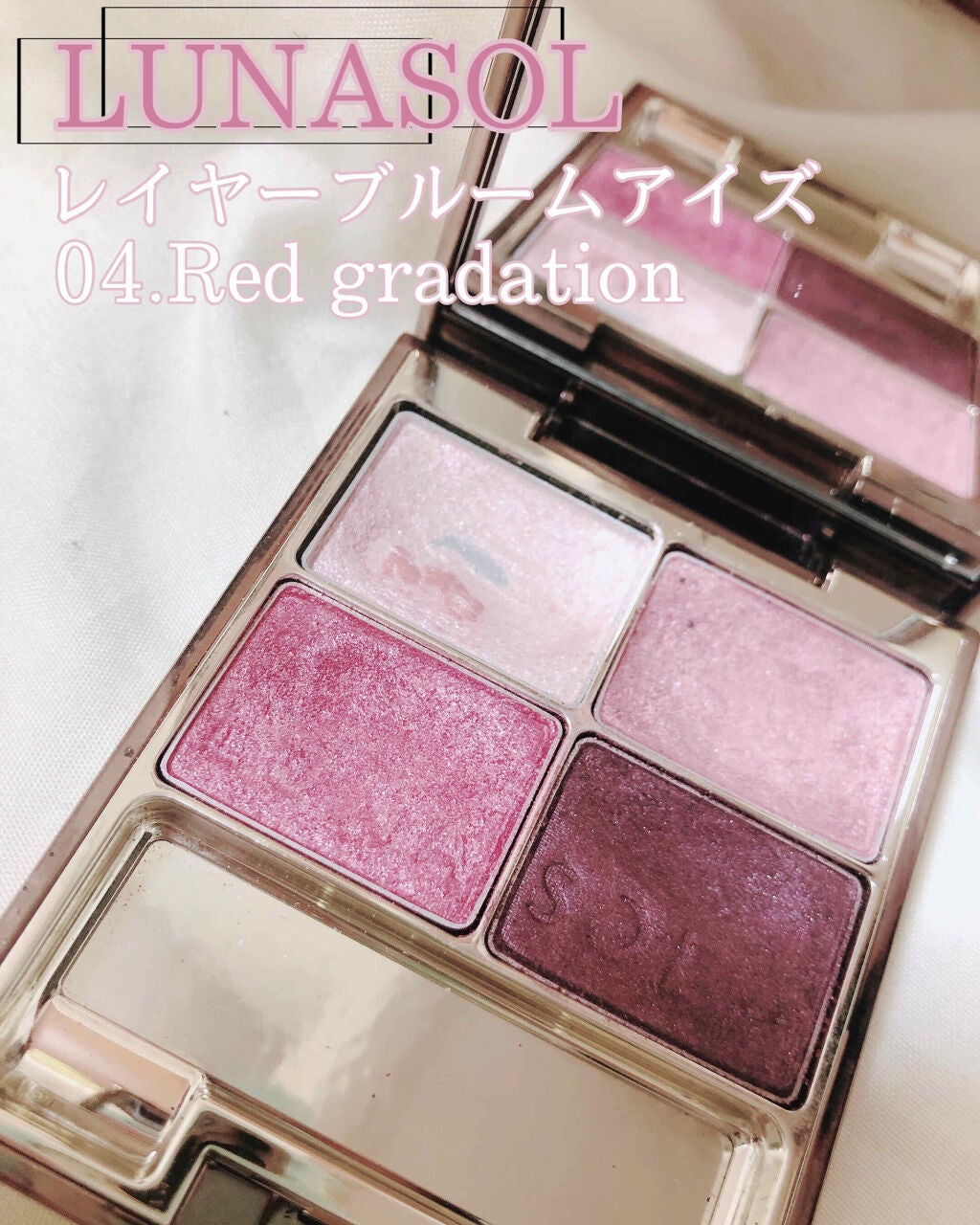 レイヤーブルームアイズ/LUNASOL/アイシャドウパレットを使ったクチコミ(1枚目)