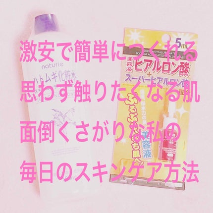 ハトムギ化粧水(ナチュリエ スキンコンディショナー R )/ナチュリエ/化粧水を使ったクチコミ(1枚目)