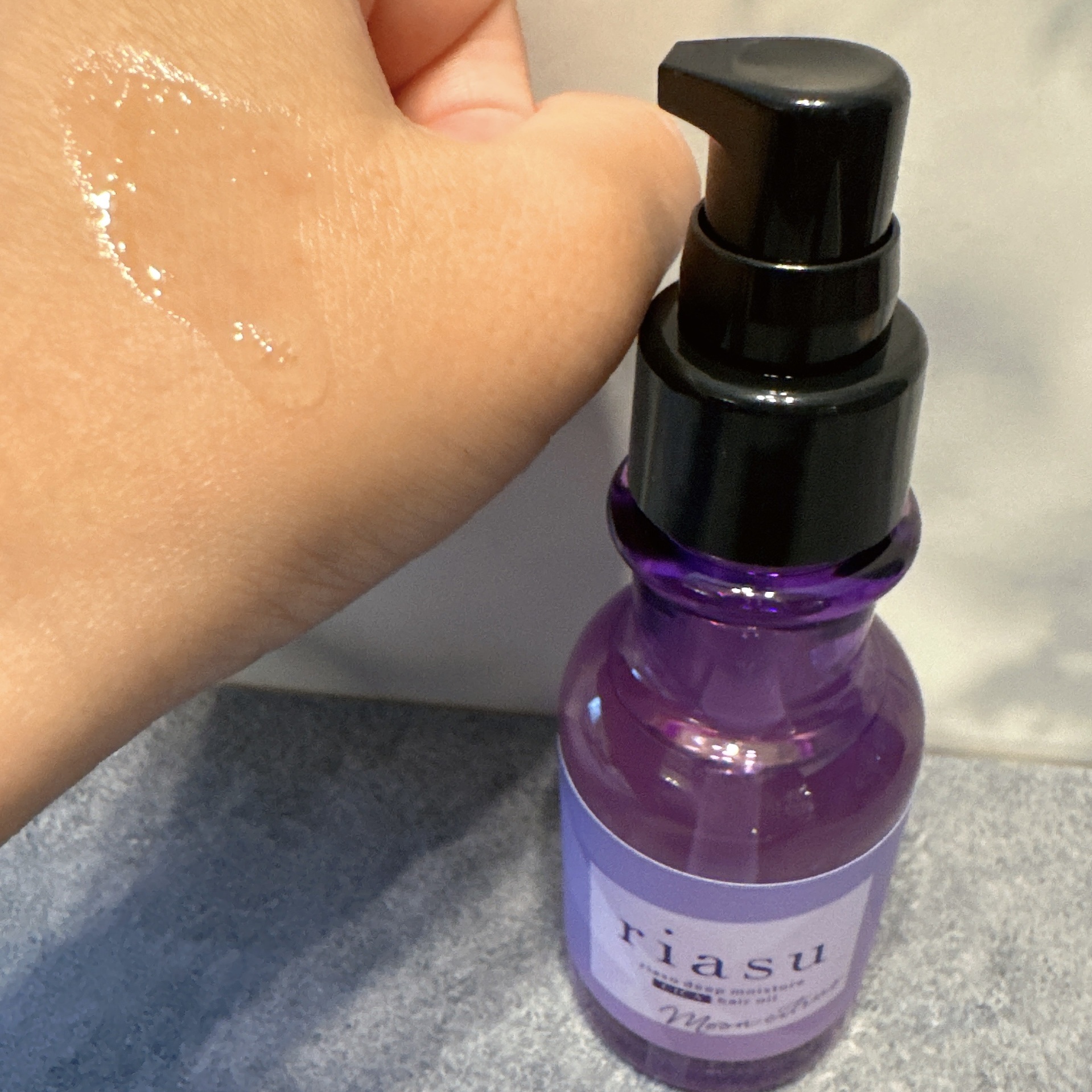 リアス ディープ モイスチャー シカ ヘアオイル/riasu/ヘアミルクを使ったクチコミ（3枚目）