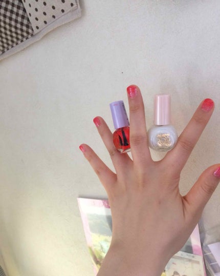 サンリオネイル/DAISO/マニキュアを使ったクチコミ(3枚目)