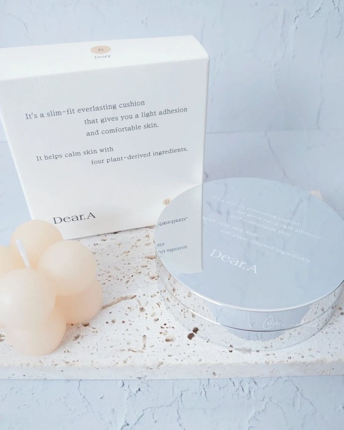 スリムフィット エバーラスティング クッション/Dear.A/クッションファンデーションを使ったクチコミ（1枚目）