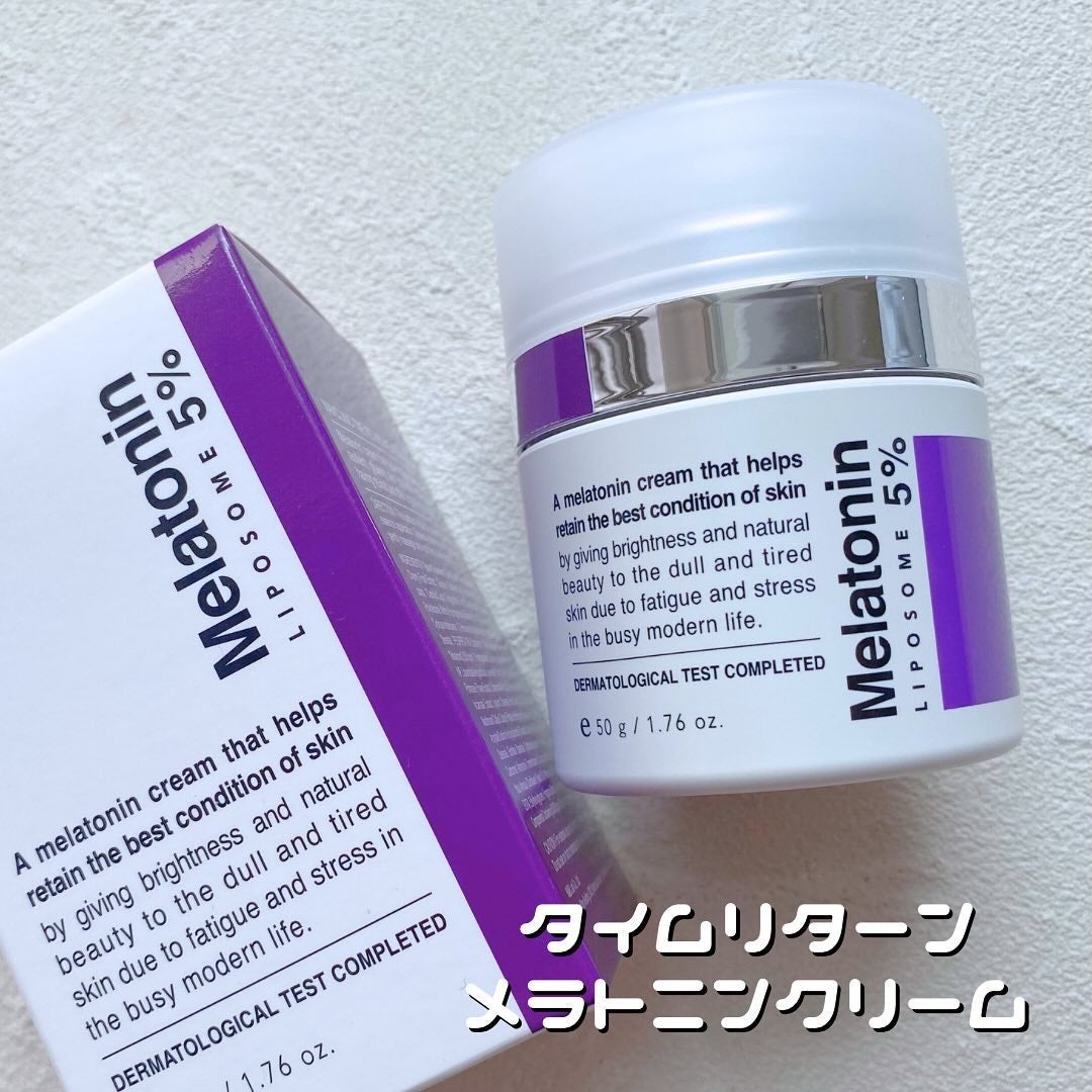 タイムリターンメラトニンクリーム/MAXCLINIC/フェイスクリームを使ったクチコミ(6枚目)