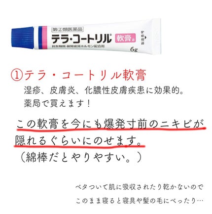 テラ・コートリル 軟膏(医薬品)/ジョンソン・エンド・ジョンソン/その他を使ったクチコミ(2枚目)