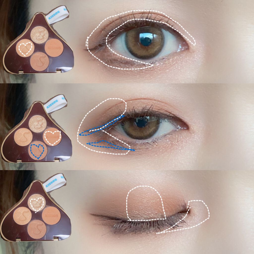 キスチョコレート プレイカラーアイズ/ETUDE/アイシャドウパレットを使ったクチコミ(6枚目)