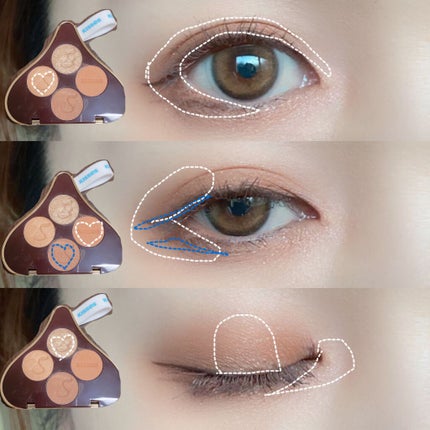 キスチョコレート プレイカラーアイズ/ETUDE/アイシャドウパレットを使ったクチコミ(6枚目)