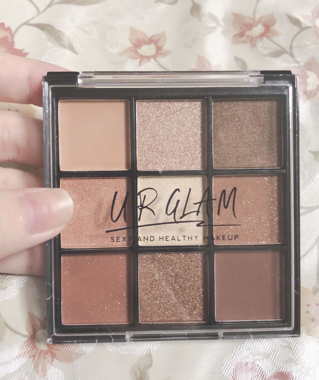 UR GLAM　BLOOMING EYE COLOR PALETTE/U R GLAM/アイシャドウパレットを使ったクチコミ（1枚目）