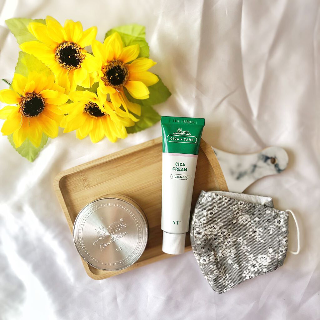 CICA サンプライマー トーンアップ クッション/VT/クッションファンデーションを使ったクチコミ(1枚目)