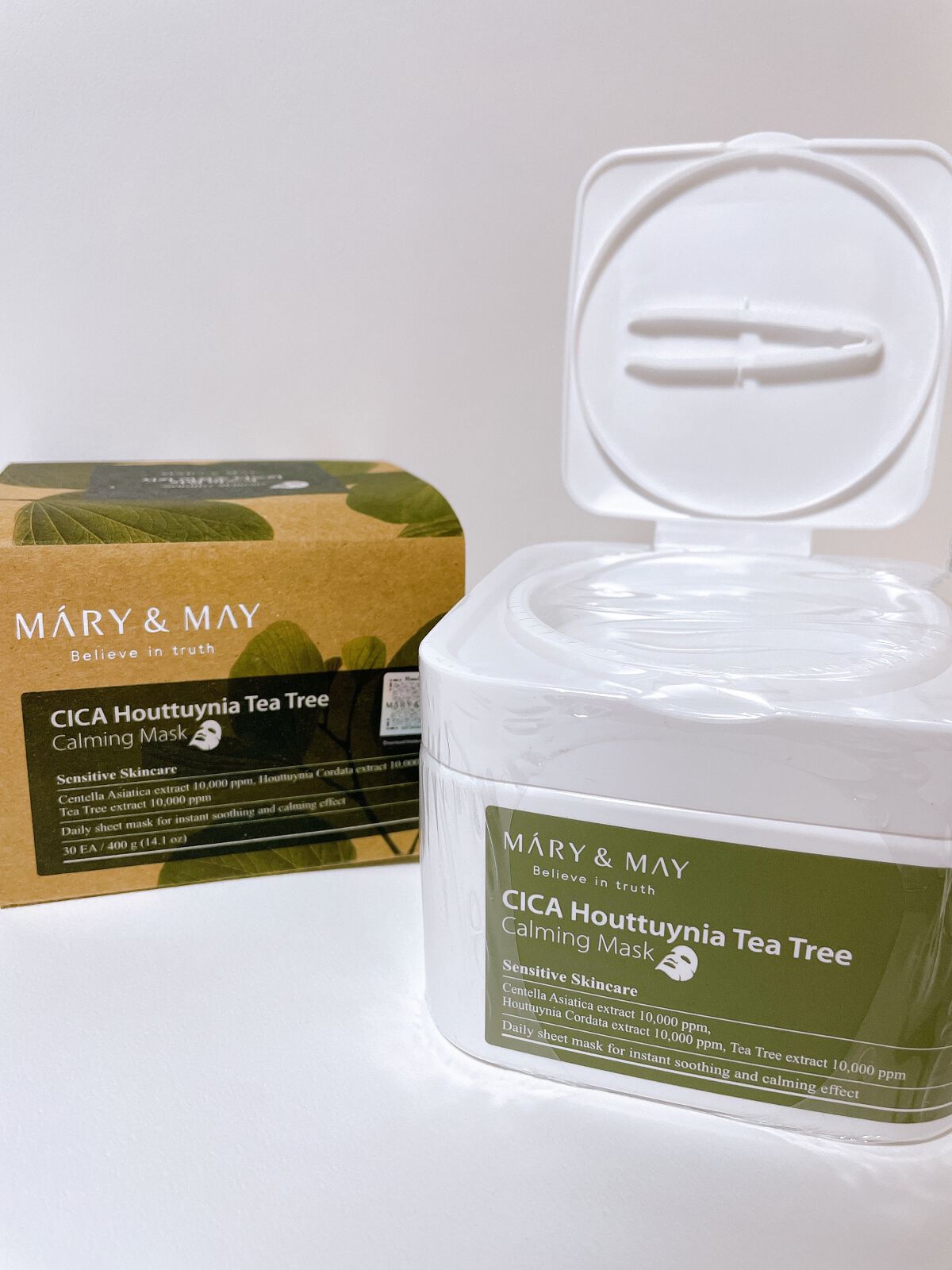 シカドクダミ＋ティーツリーカーミングマスク/MARY&MAY/シートマスク・パックを使ったクチコミ（2枚目）