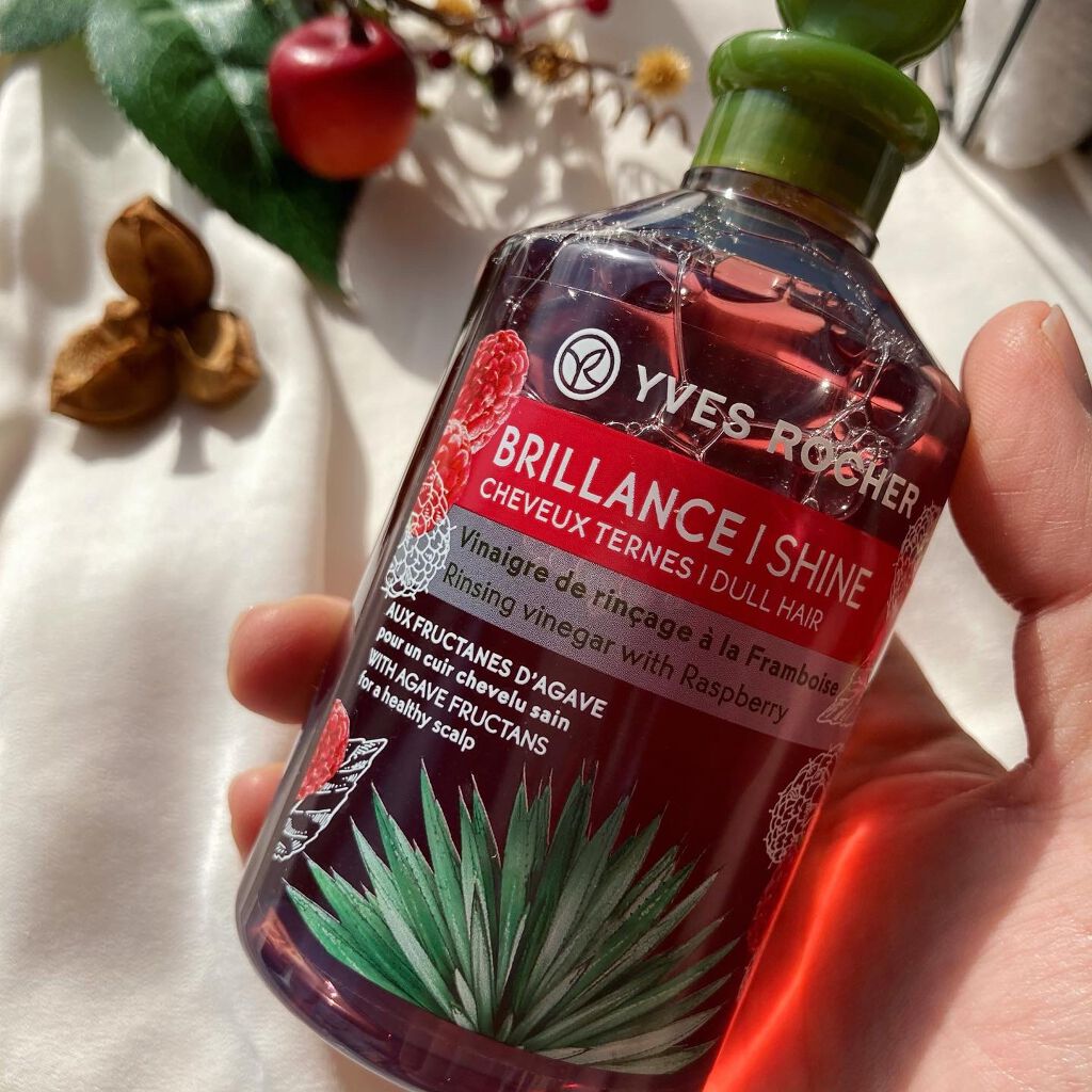 リンシングビネガー シルキーシャイン さらキララズベリー/イヴ・ロシェ/洗い流すヘアトリートメントを使ったクチコミ(2枚目)
