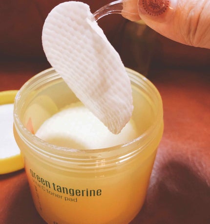 グリーンタンジェリン ビタC ダークスポットケアセラム/goodal/美容液を使ったクチコミ(2枚目)