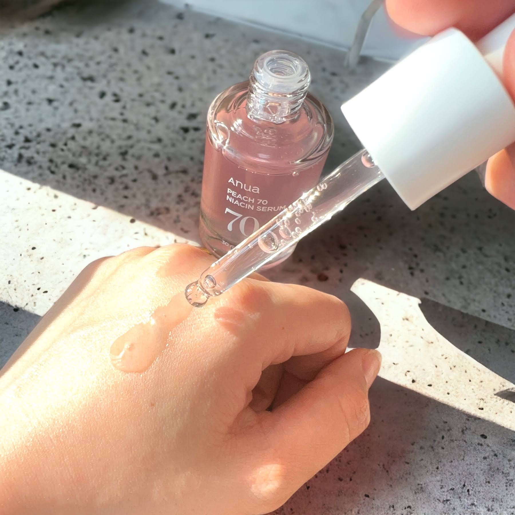 桃70%ナイアシンセラム/Anua/美容液を使ったクチコミ（3枚目）