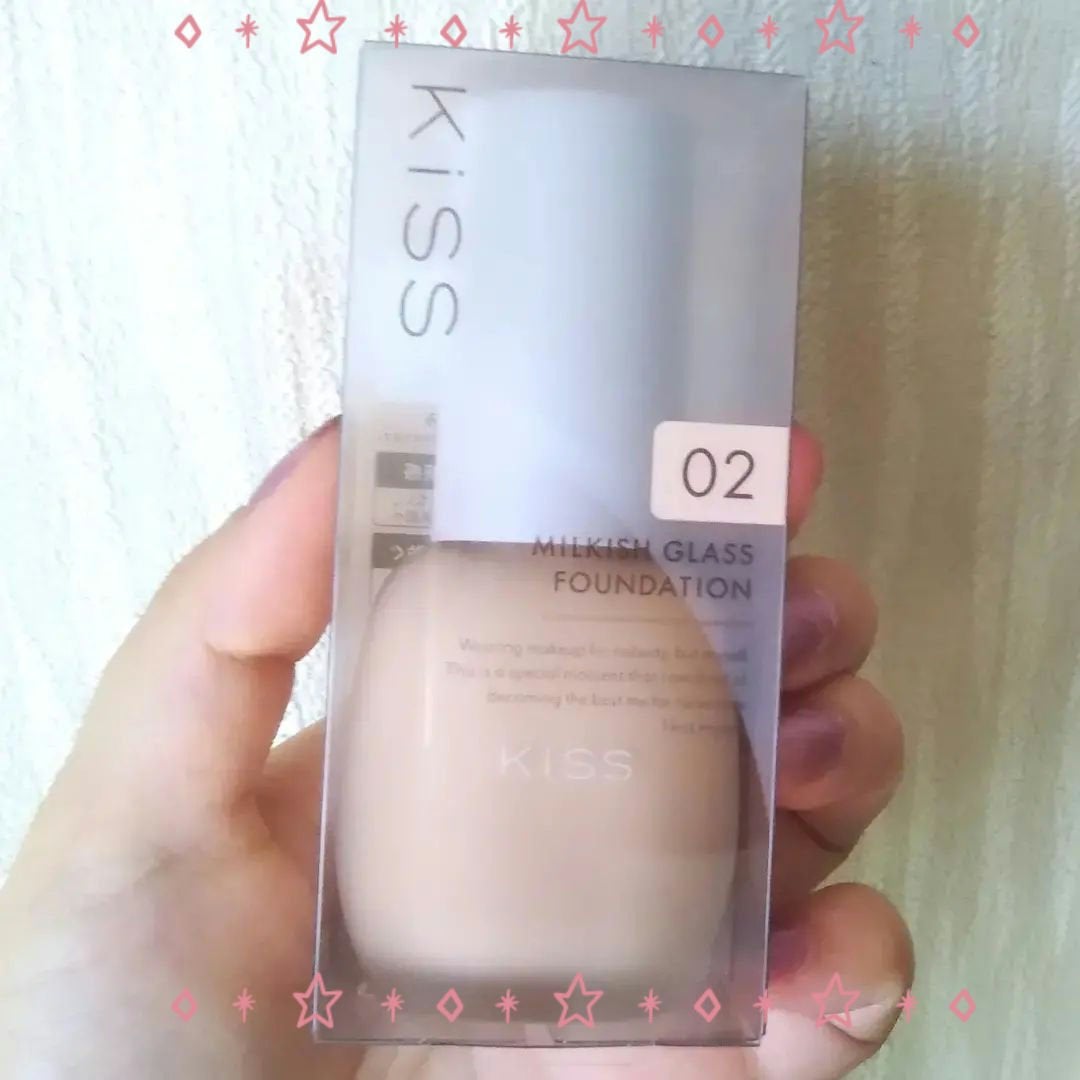 ミルキッシュガラスファンデ/KiSS/リキッドファンデーションを使ったクチコミ(1枚目)