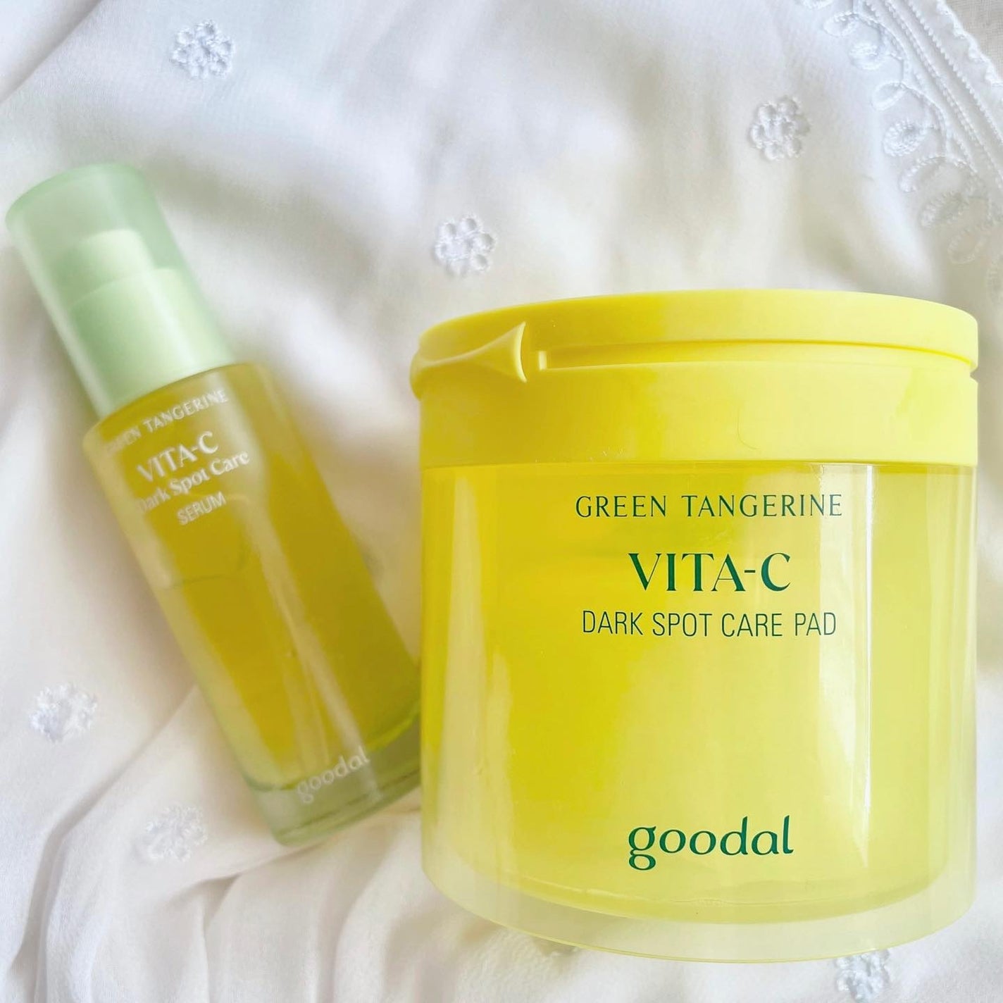グリーンタンジェリン ビタC ダークスポットケアセラム/goodal/美容液を使ったクチコミ(8枚目)