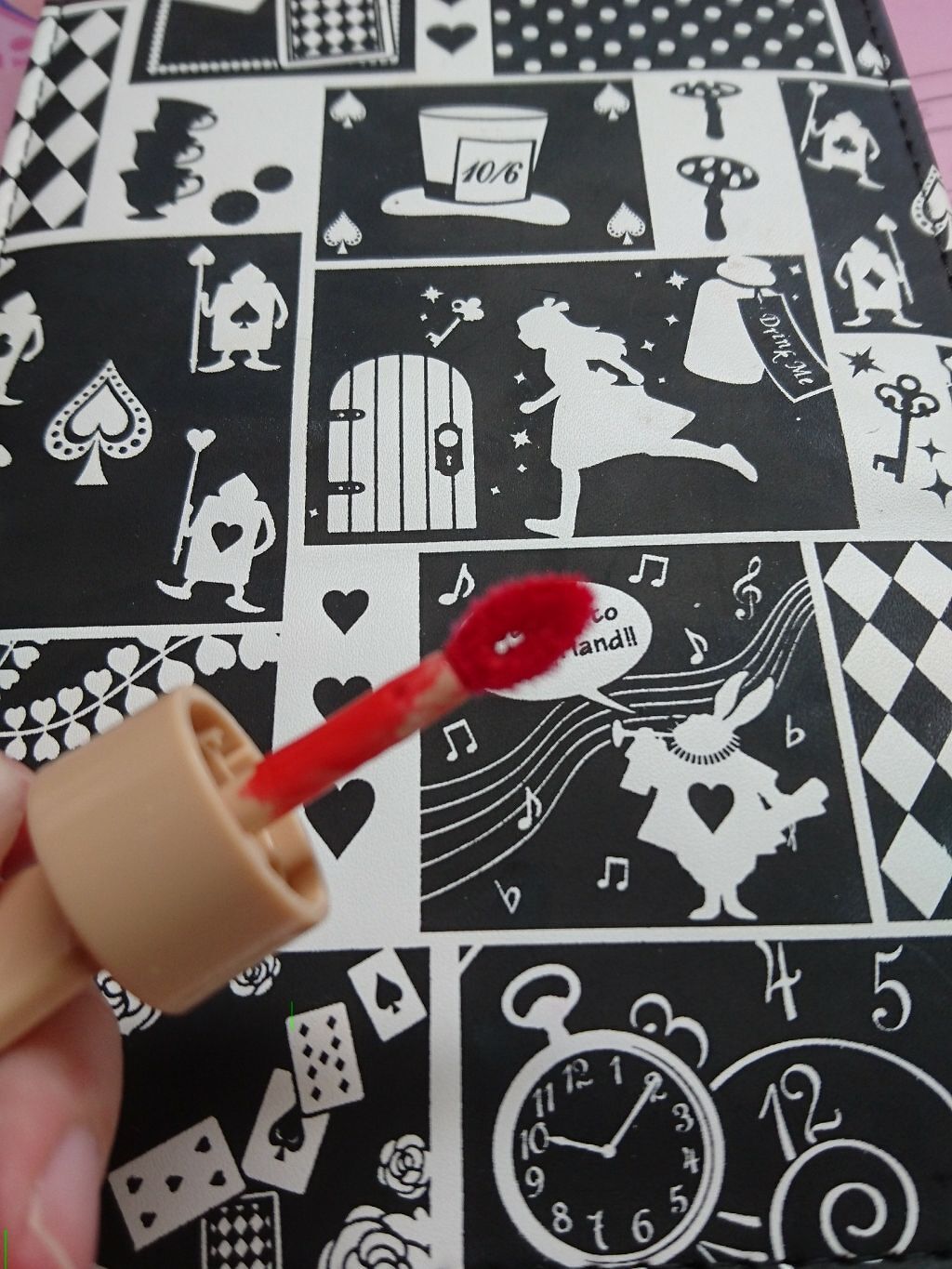 ディアダーリン ウォータージェルティント (アイスティント)/ETUDE/口紅を使ったクチコミ(2枚目)