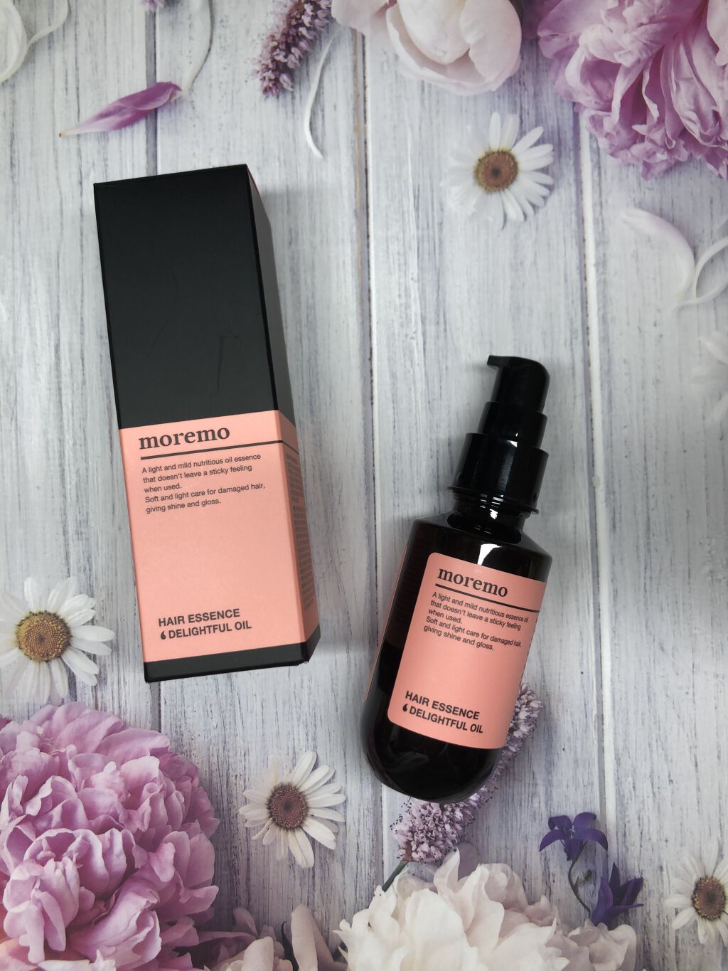 ヘアエッセンスディライトフルオイル 70ml / Hair Essence Delightful Oil 70ml/moremo/ヘアオイルを使ったクチコミ（2枚目）