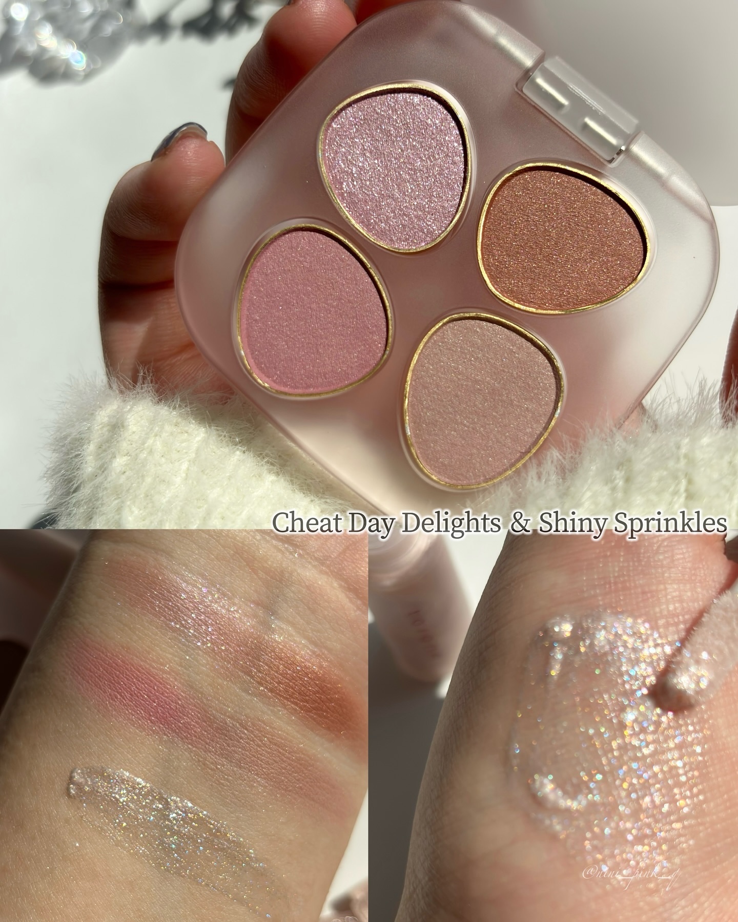 トーン ホリデー スイーツ ボックス Midnight Sweets ＆ Twinkle Caramel/to/one/メイクアップキットを使ったクチコミ（2枚目）