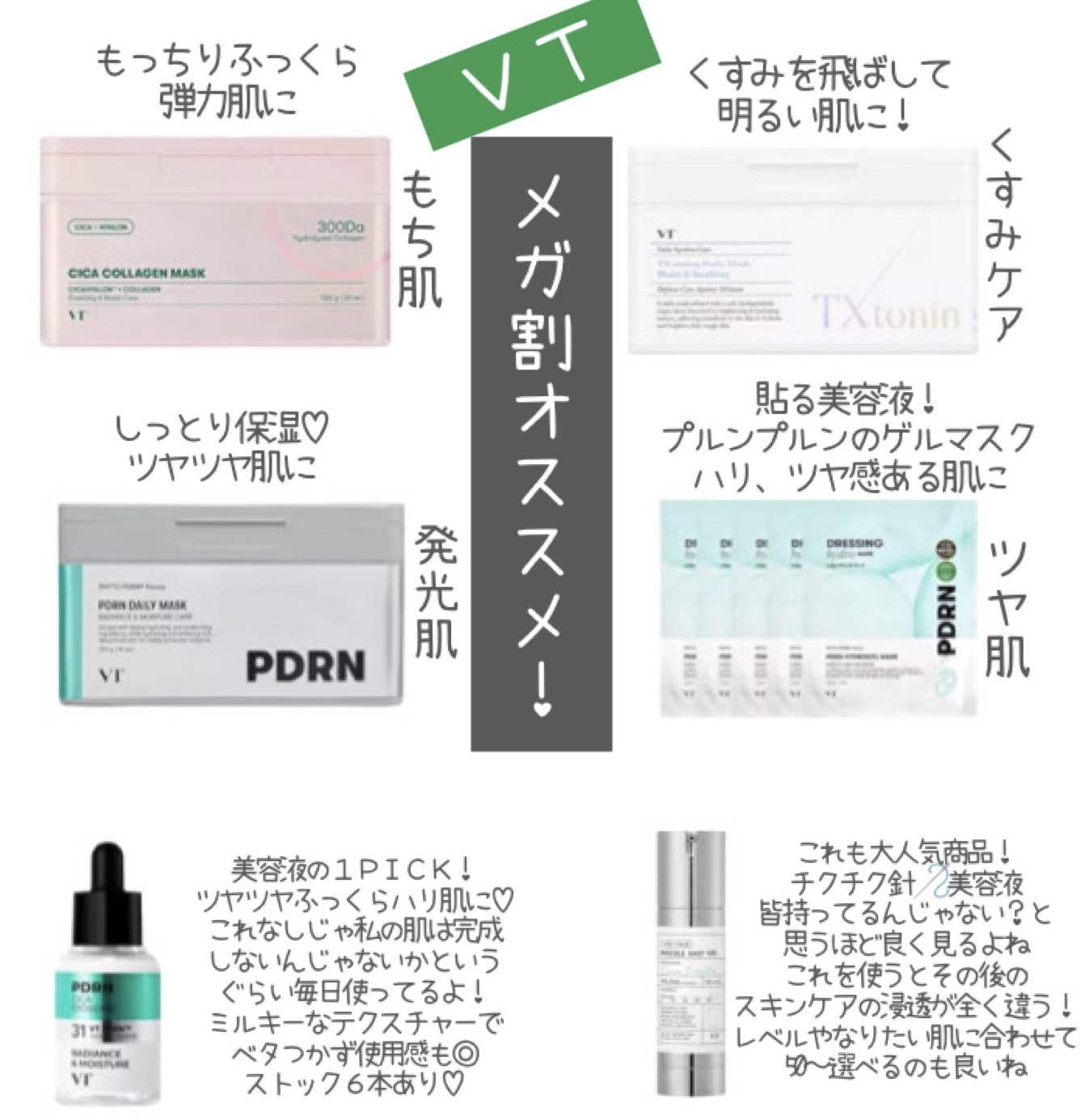 TXトーニングデイリーマスク/VT/その他スキンケアを使ったクチコミ（1枚目）