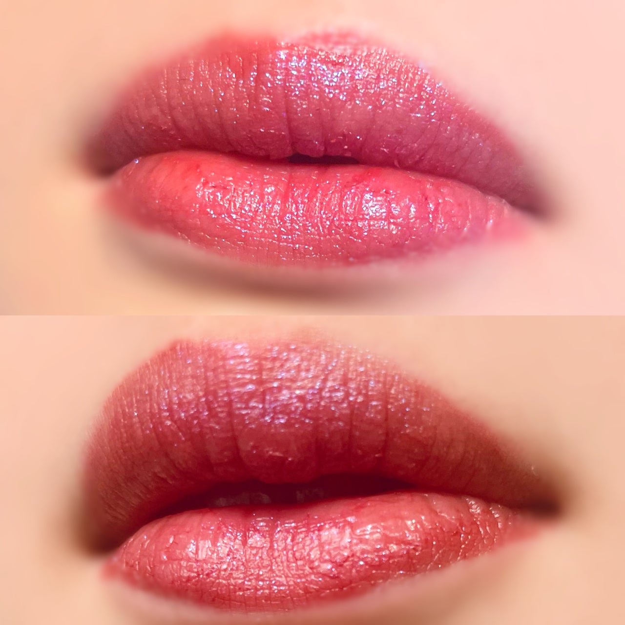 ラスティンググロスリップ/CEZANNE/口紅を使ったクチコミ(5枚目)