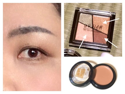 UR GLAM VELVET EYE COLOR PALETTE/U R GLAM/アイシャドウパレットを使ったクチコミ(1枚目)