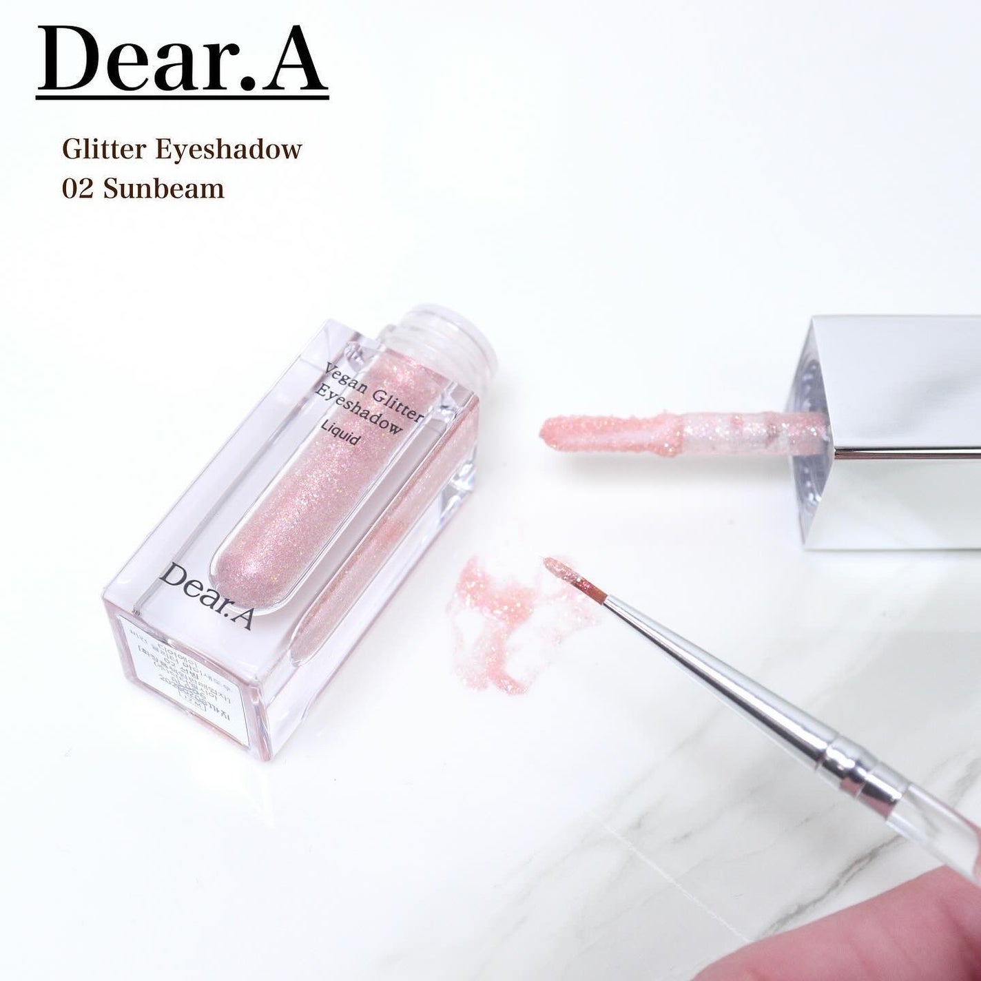 グリッターアイシャドウ/Dear.A/グリッターを使ったクチコミ(4枚目)