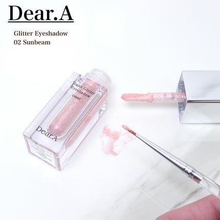 グリッターアイシャドウ/Dear.A/グリッターを使ったクチコミ(4枚目)