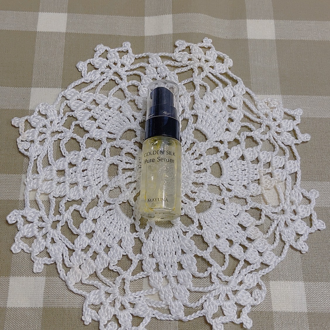 ゴールデンシルク ピュアセラム/MAYUNA/美容液を使ったクチコミ（1枚目）