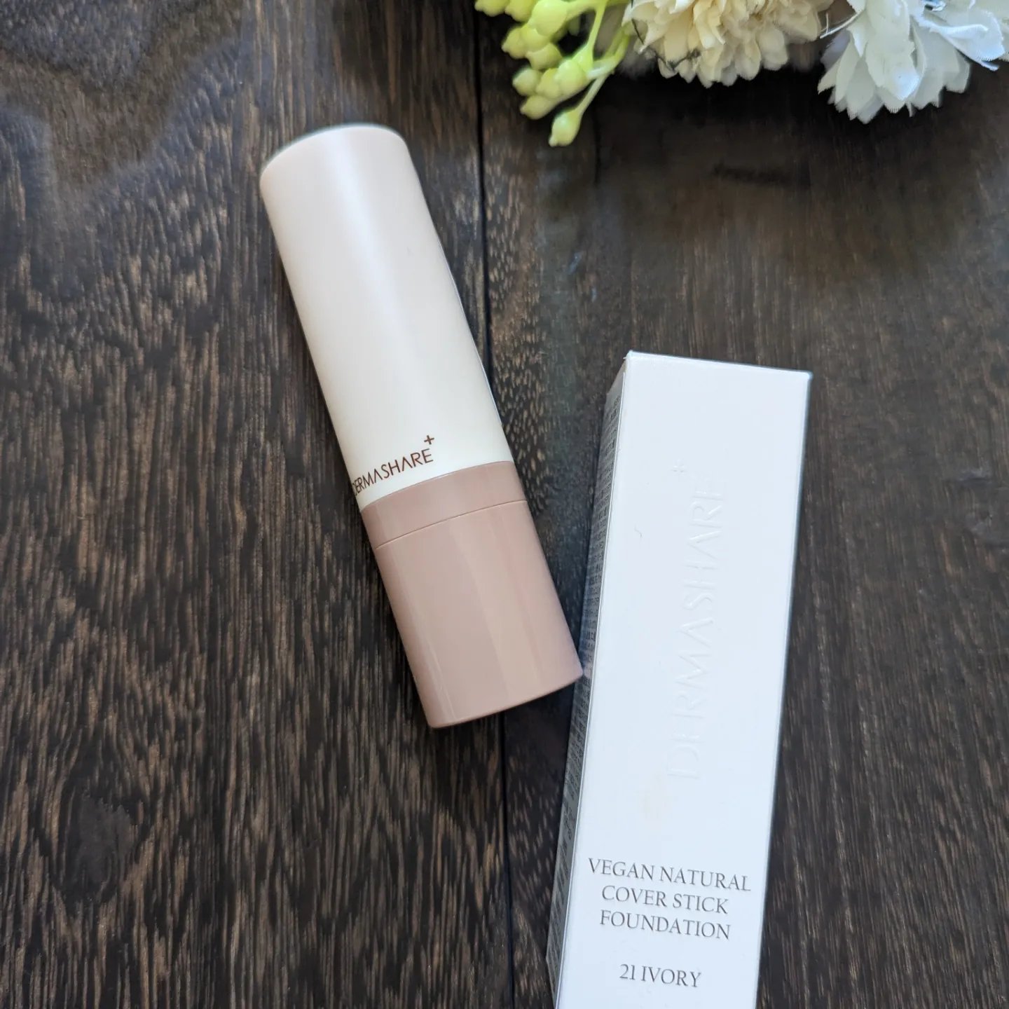 ヴィーガンナチュラルカバースティックファンデーション/DERMASHARE/その他ファンデーションを使ったクチコミ（1枚目）