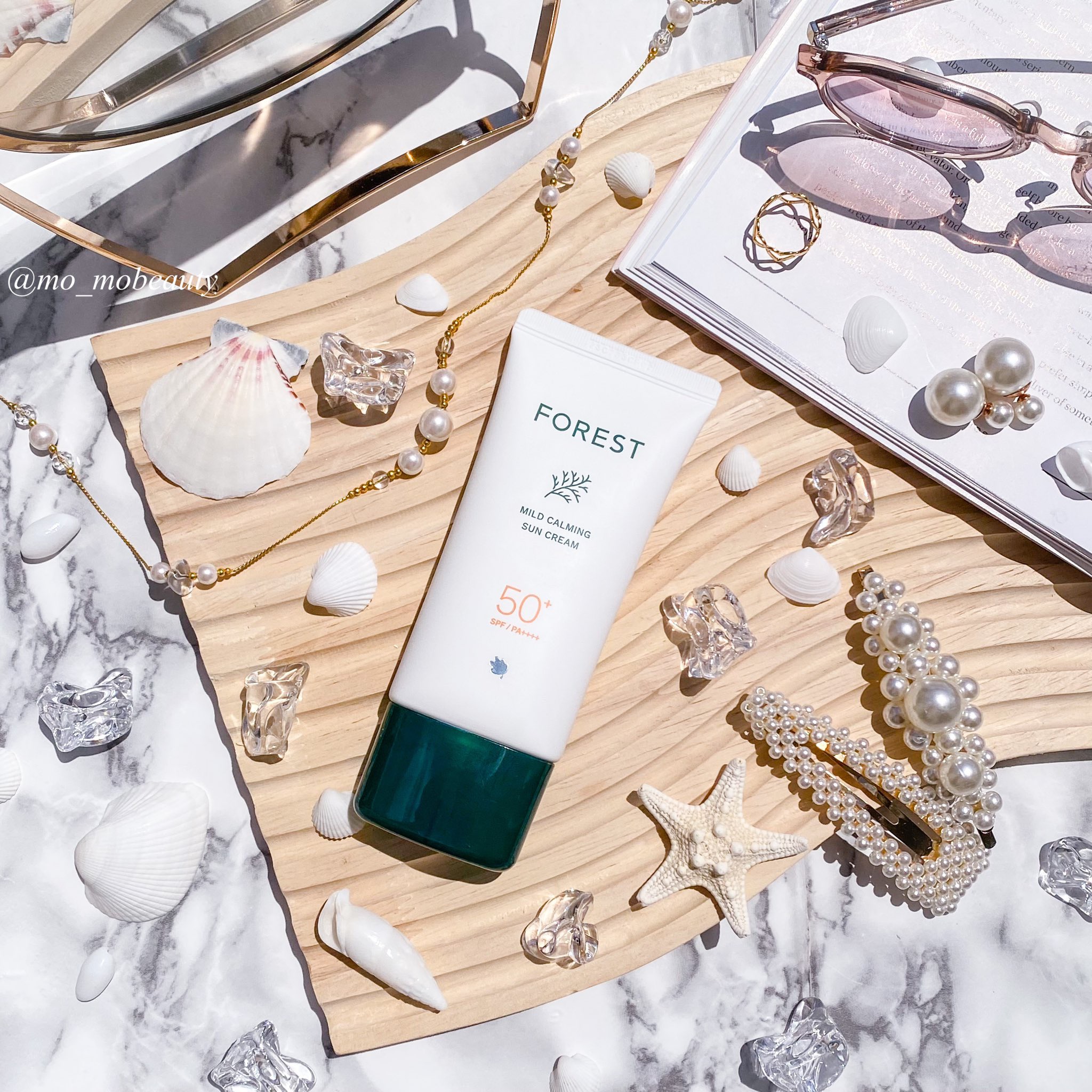 フォレスト マイルドカーミングサンクリーム/FoRest by Greenfinger/日焼け止めクリームを使ったクチコミ（1枚目）