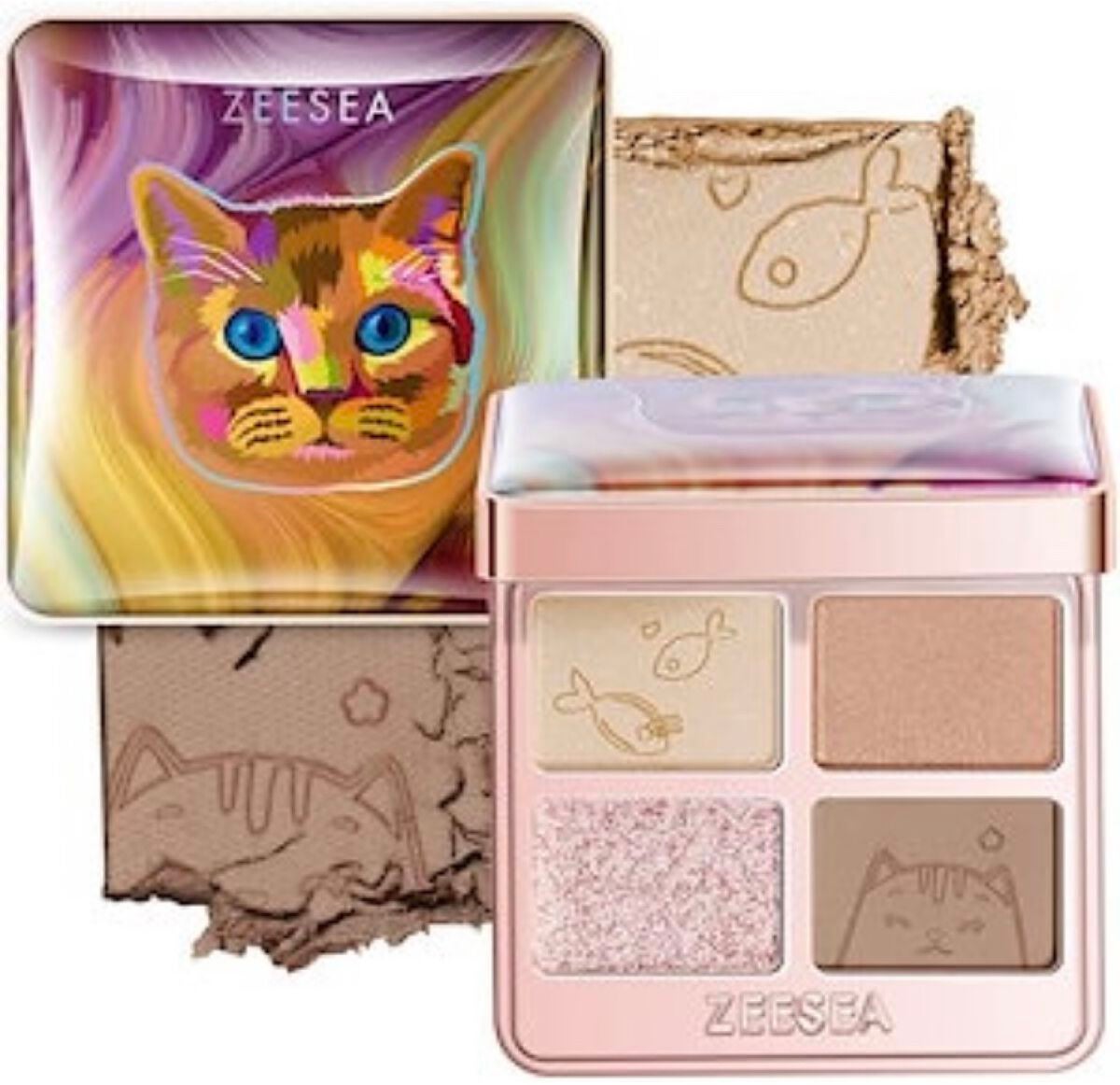 アニマルアイシャドウ(4シェード)/ZEESEA/アイシャドウパレットを使ったクチコミ(1枚目)