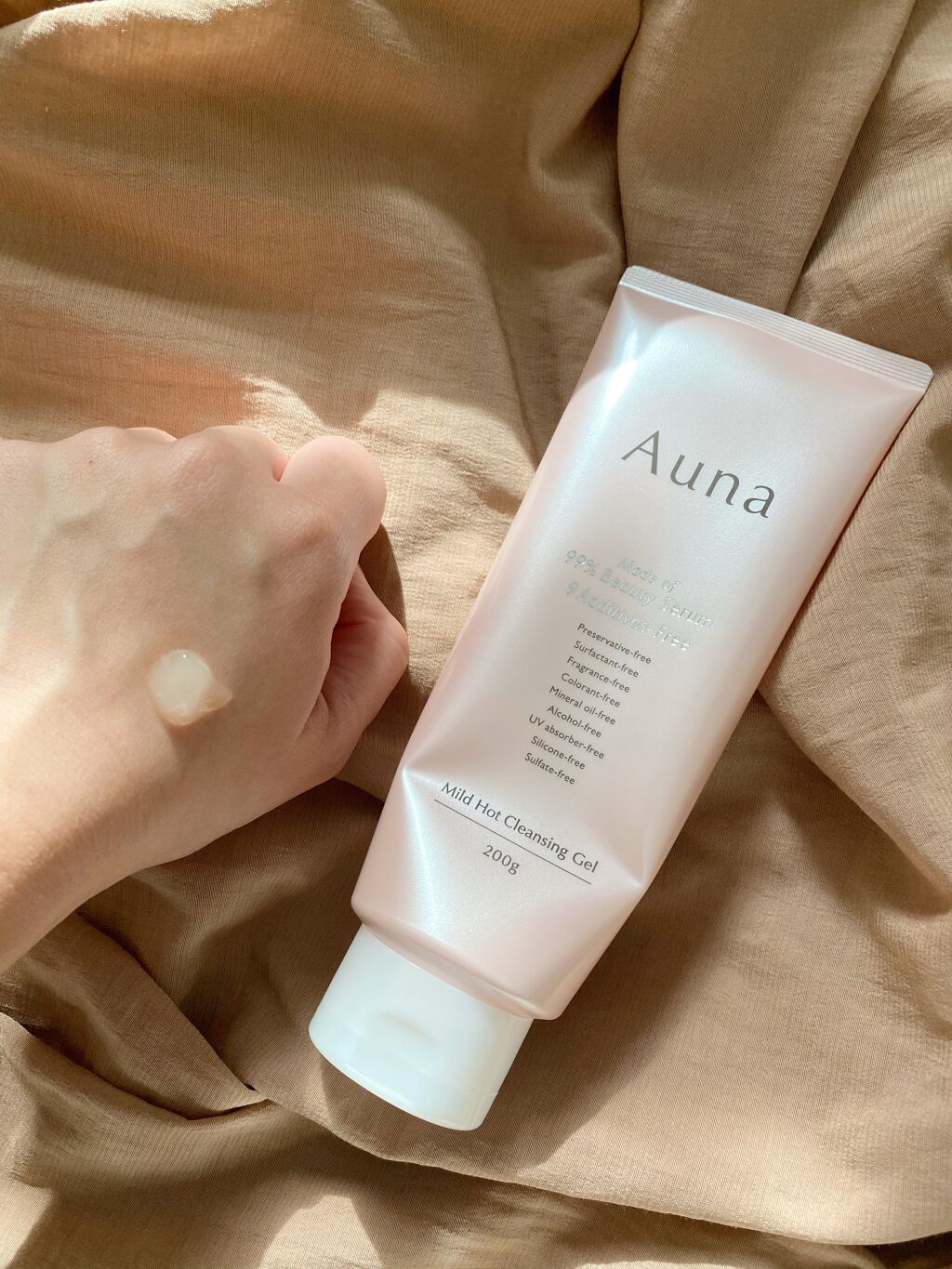 マイルドホットクレンジングジェル/Auna/クレンジングジェルを使ったクチコミ（2枚目）