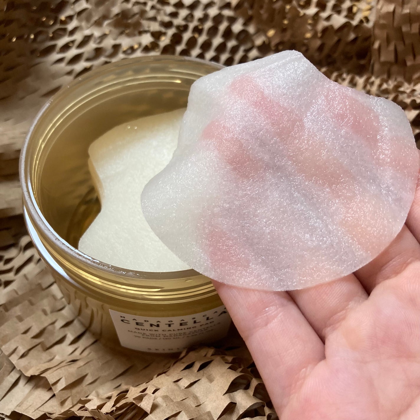 センテラ クイックカーミングパッド/SKIN1004/トナーパッドを使ったクチコミ(2枚目)