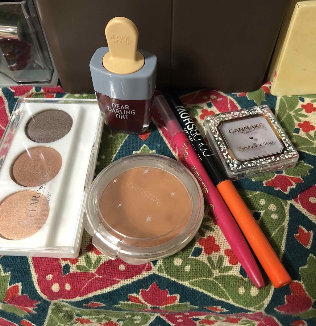 エルファー プロフェッショナル アイシャドウ/DAISO/アイシャドウパレットを使ったクチコミ（1枚目）