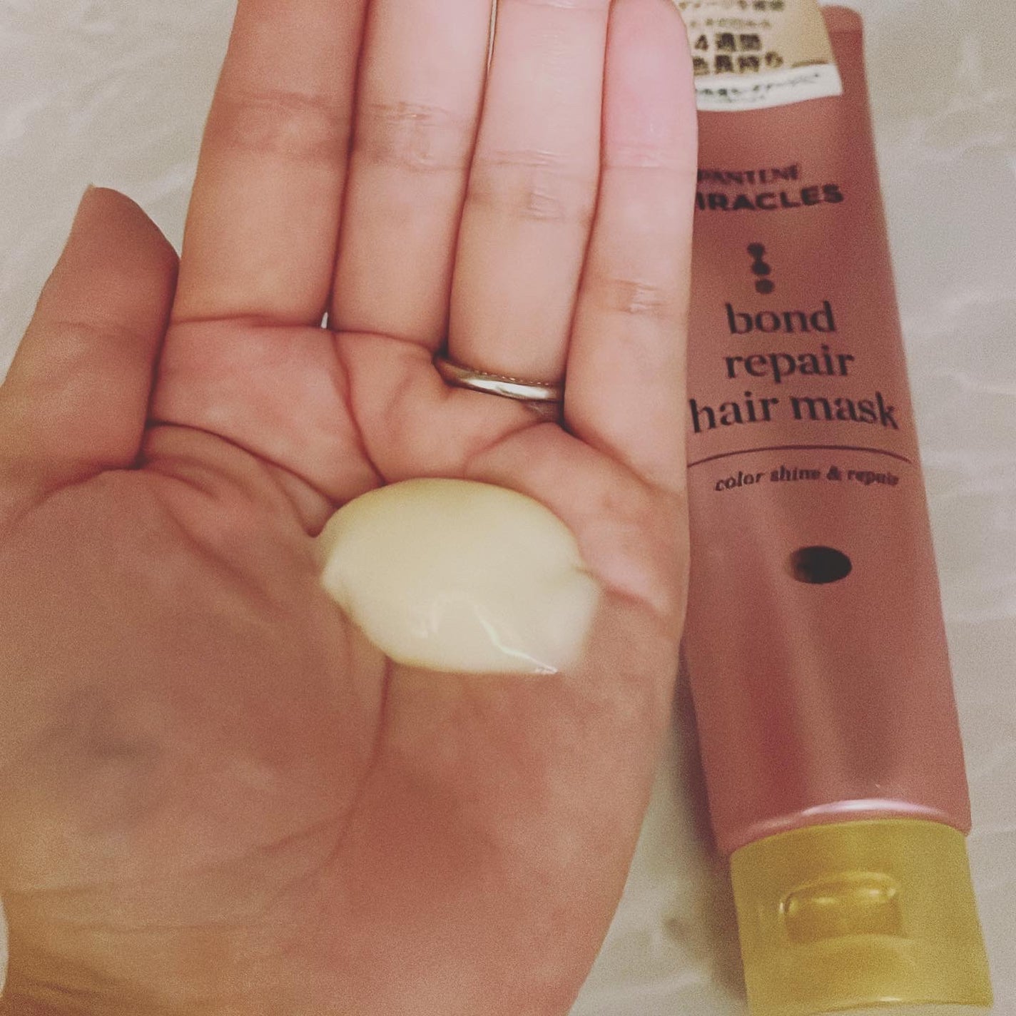 ボンドリペアシリーズ カラーシャイン&リペア ヘアマスク/パンテーン/ヘアマスク・ヘアパックを使ったクチコミ(3枚目)