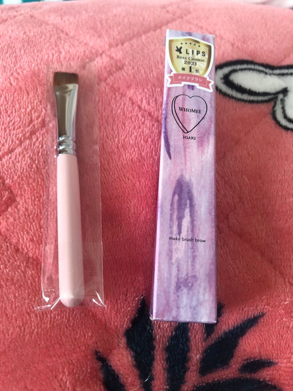 フーミー アイブロウブラシ 熊野筆/WHOMEE/メイクブラシを使ったクチコミ(1枚目)