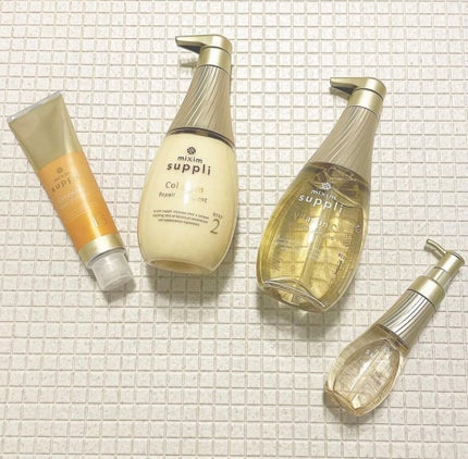 ビタミン リペアシャンプー/コラーゲン リペアヘアトリートメント/mixim suppli/市販シャンプーを使ったクチコミ(1枚目)