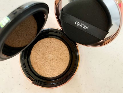 シピシピ フィットスキンクッション 03 ミディアムベージュ/CipiCipi/クッションファンデーションを使ったクチコミ(2枚目)
