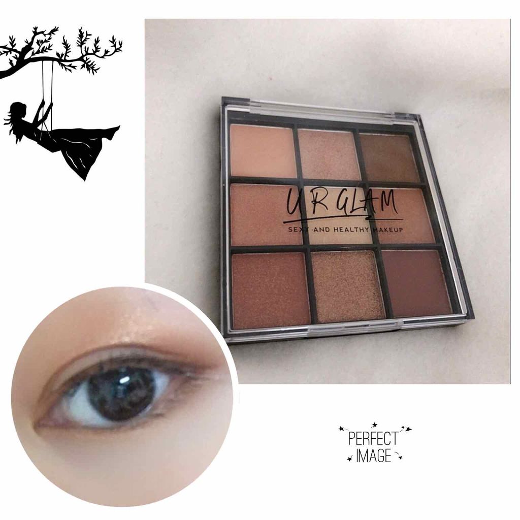 UR GLAM BLOOMING EYE COLOR PALETTE/U R GLAM/アイシャドウパレットを使ったクチコミ(1枚目)