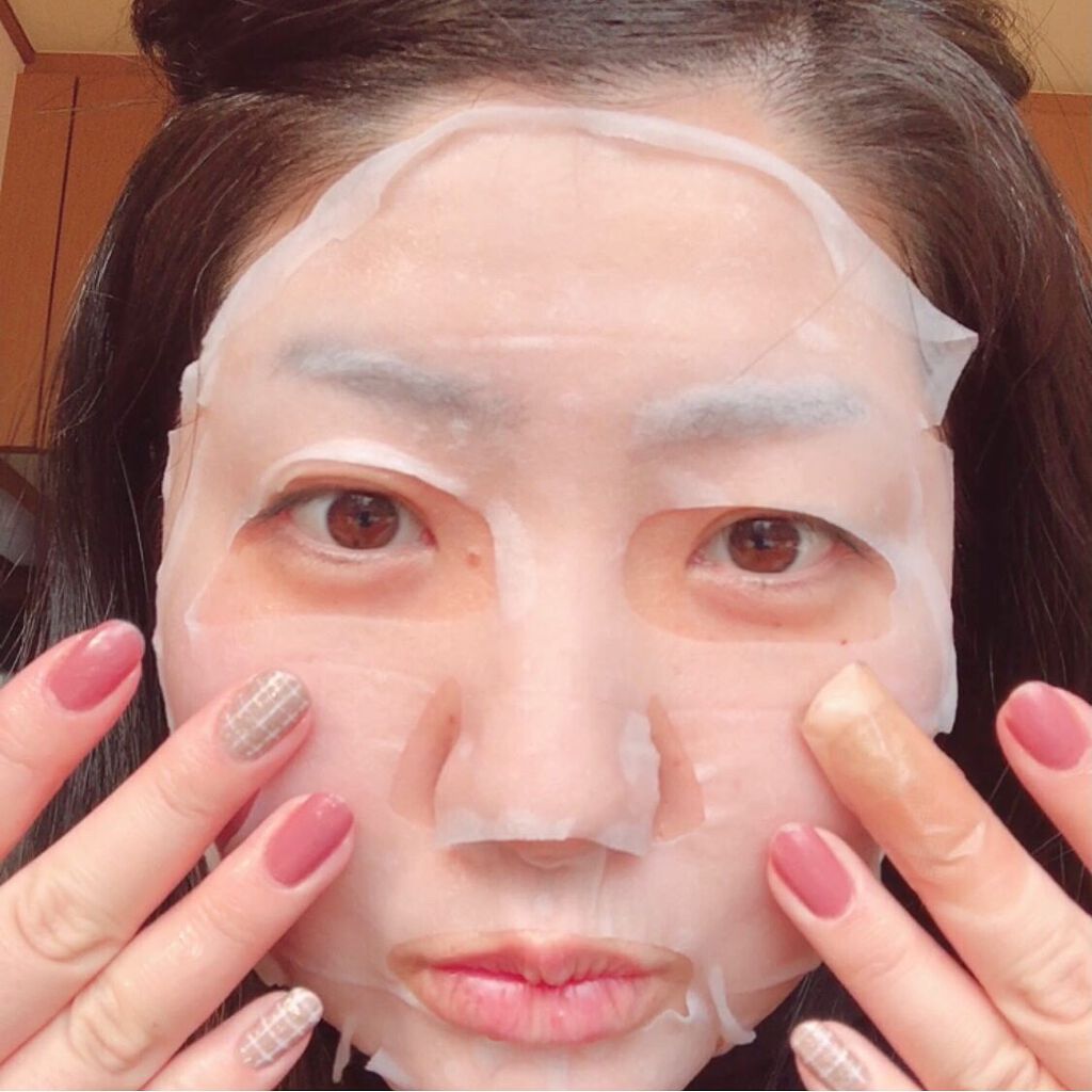 RICE FACE MASKライスバリアフェイスマスク MOISTCLEAR/KOUJIHIME/シートマスク・パックを使ったクチコミ(6枚目)