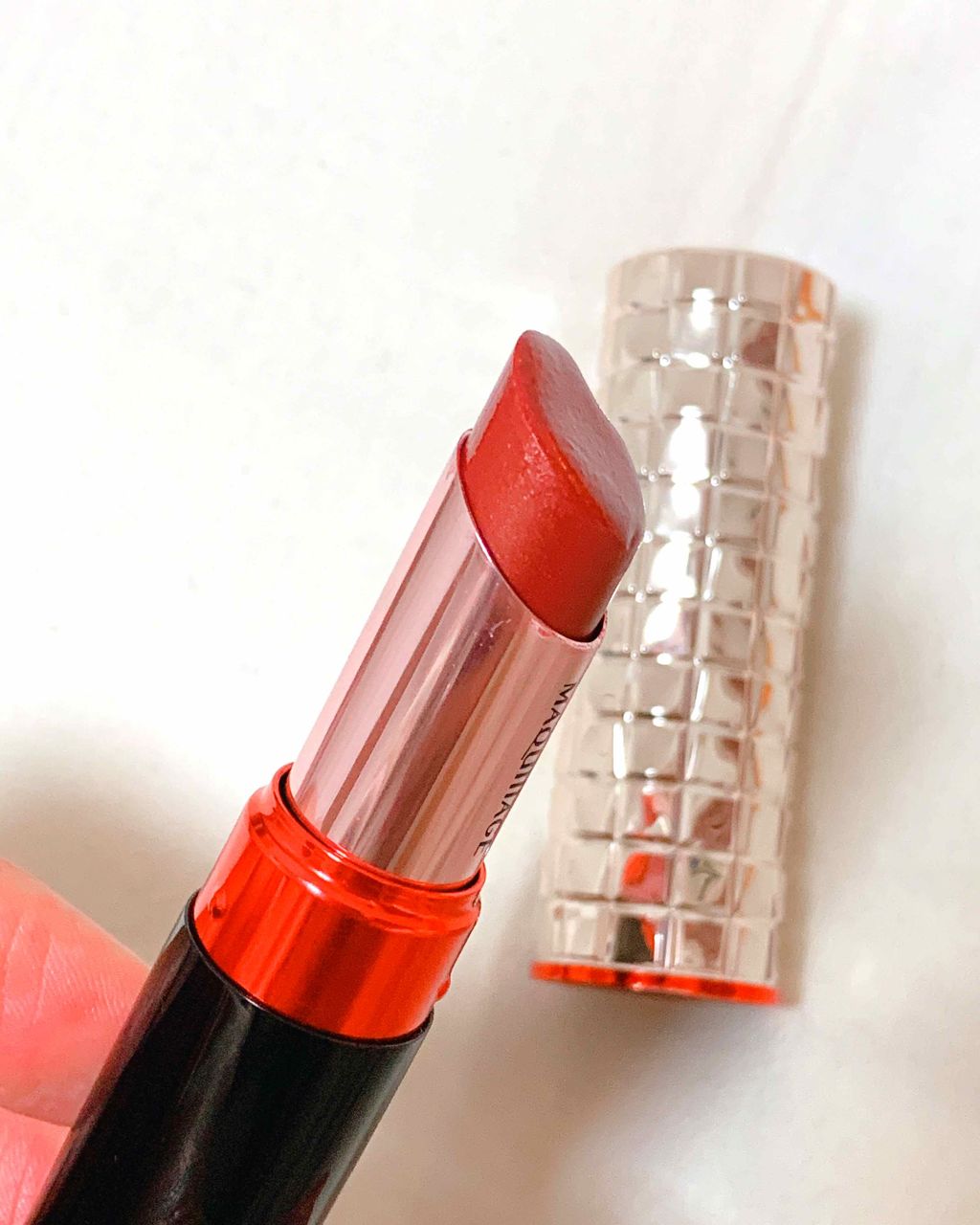 ドラマティックルージュ/マキアージュ/口紅を使ったクチコミ(1枚目)