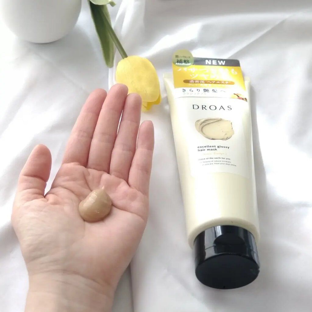 クレイヘアマスク エクセレントグロッシー/DROAS/ヘアマスク・ヘアパックを使ったクチコミ（2枚目）