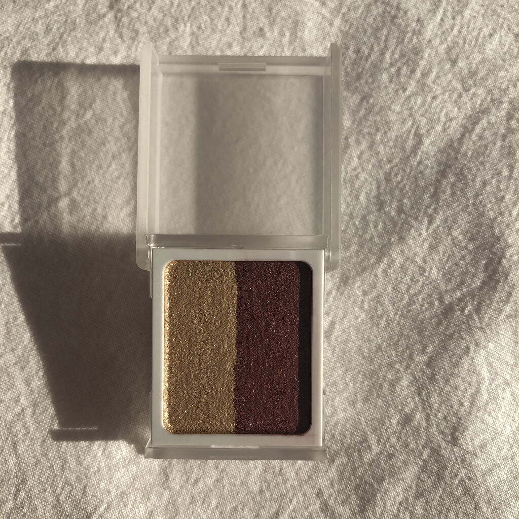 アイカラー2色タイプ/無印良品/アイシャドウパレットを使ったクチコミ（2枚目）