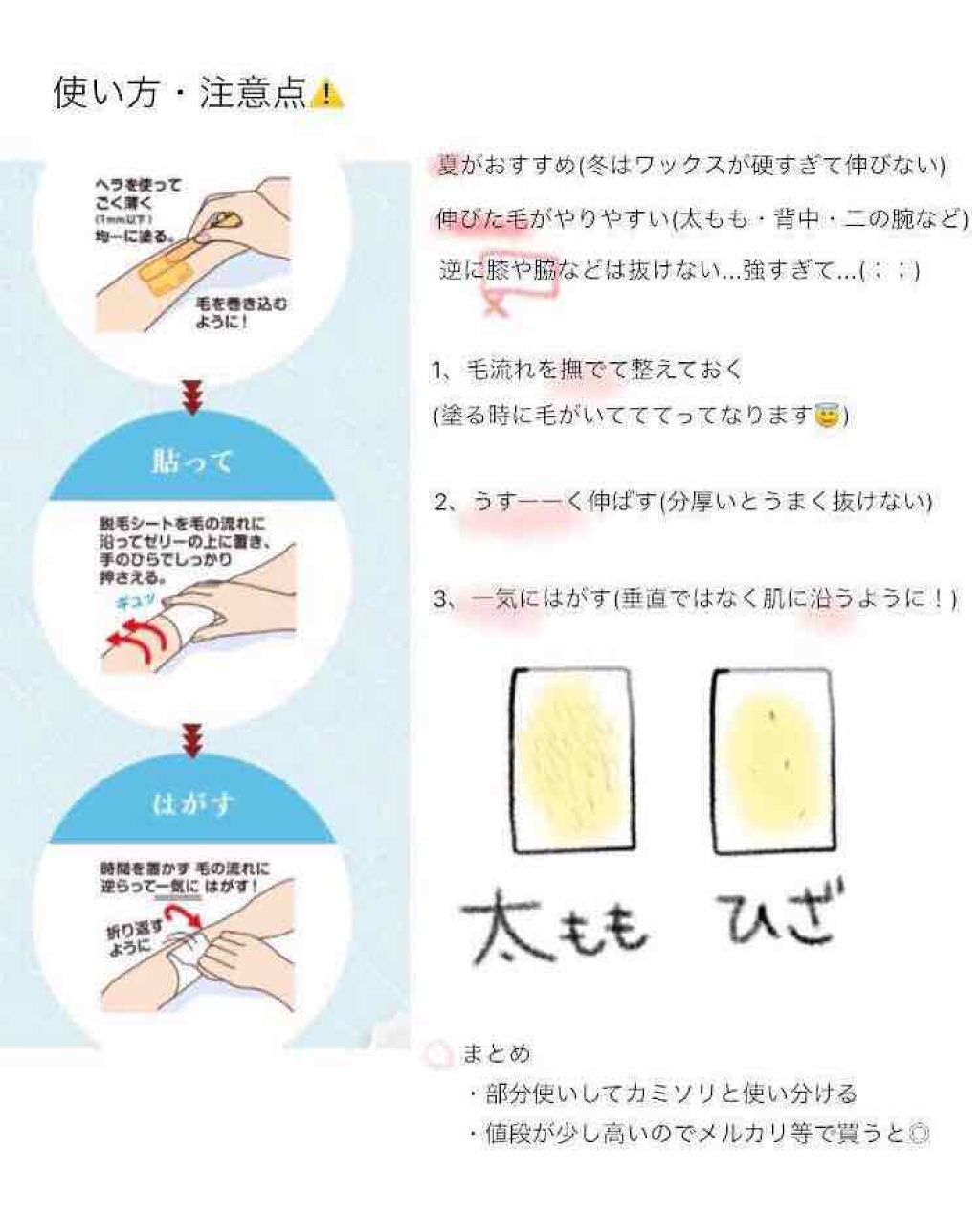 脱毛エステ ハニーワックス脱毛/エピラット/除毛クリームを使ったクチコミ(2枚目)