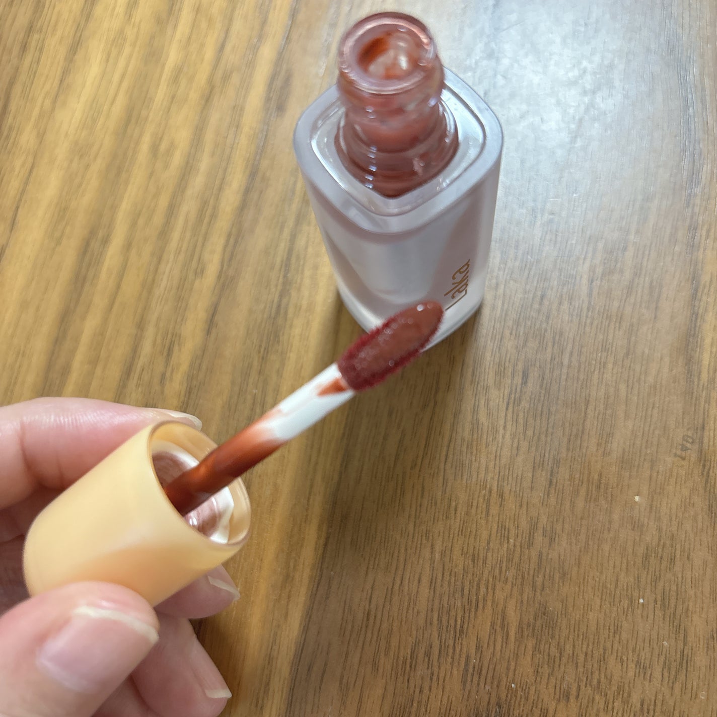 フルーティーグラムティント/Laka/リップティントを使ったクチコミ(2枚目)