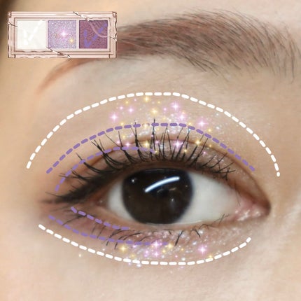 キラー アイ トリオ/Visée/アイシャドウパレットを使ったクチコミ(6枚目)