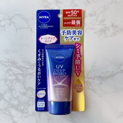 ニベアUV ディープ プロテクト&ケア トーンアップ エッセンス/ニベア/日焼け止めローションを使ったクチコミ(2枚目)