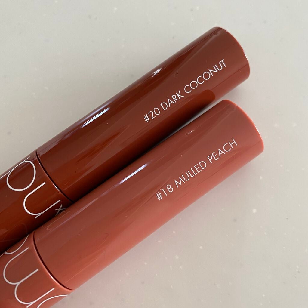 ジューシーラスティングティント/rom&nd/リップティントを使ったクチコミ(2枚目)