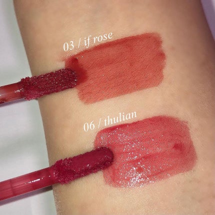 デュイフルウォーターティント/rom&nd/リップティントを使ったクチコミ(2枚目)