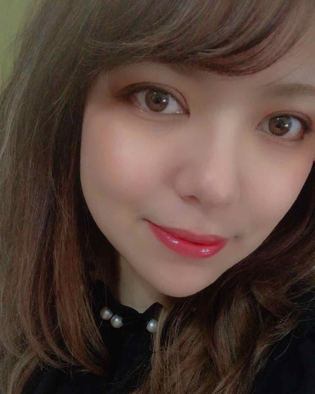 エッセンスジェルルージュ RD312/マキアージュ/リップグロスを使ったクチコミ（3枚目）