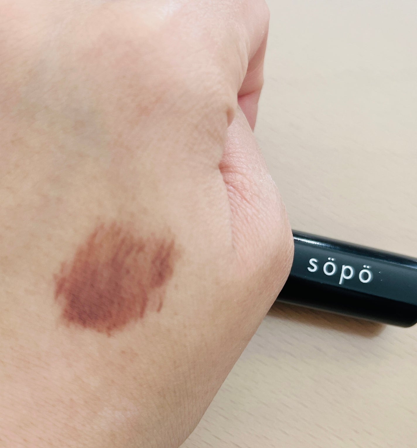 カラーマスカラ/sopo/マスカラを使ったクチコミ(2枚目)